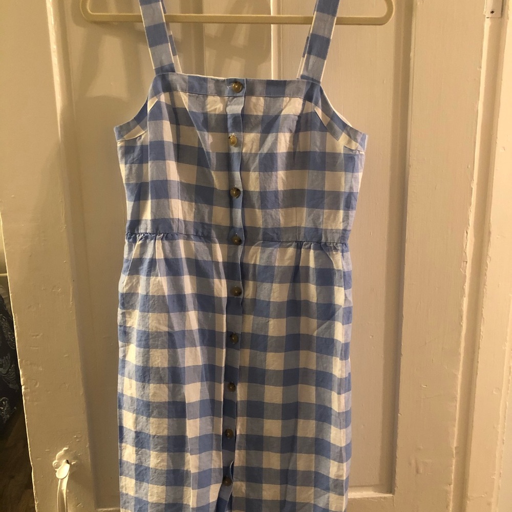Jcrew factory gingham dress